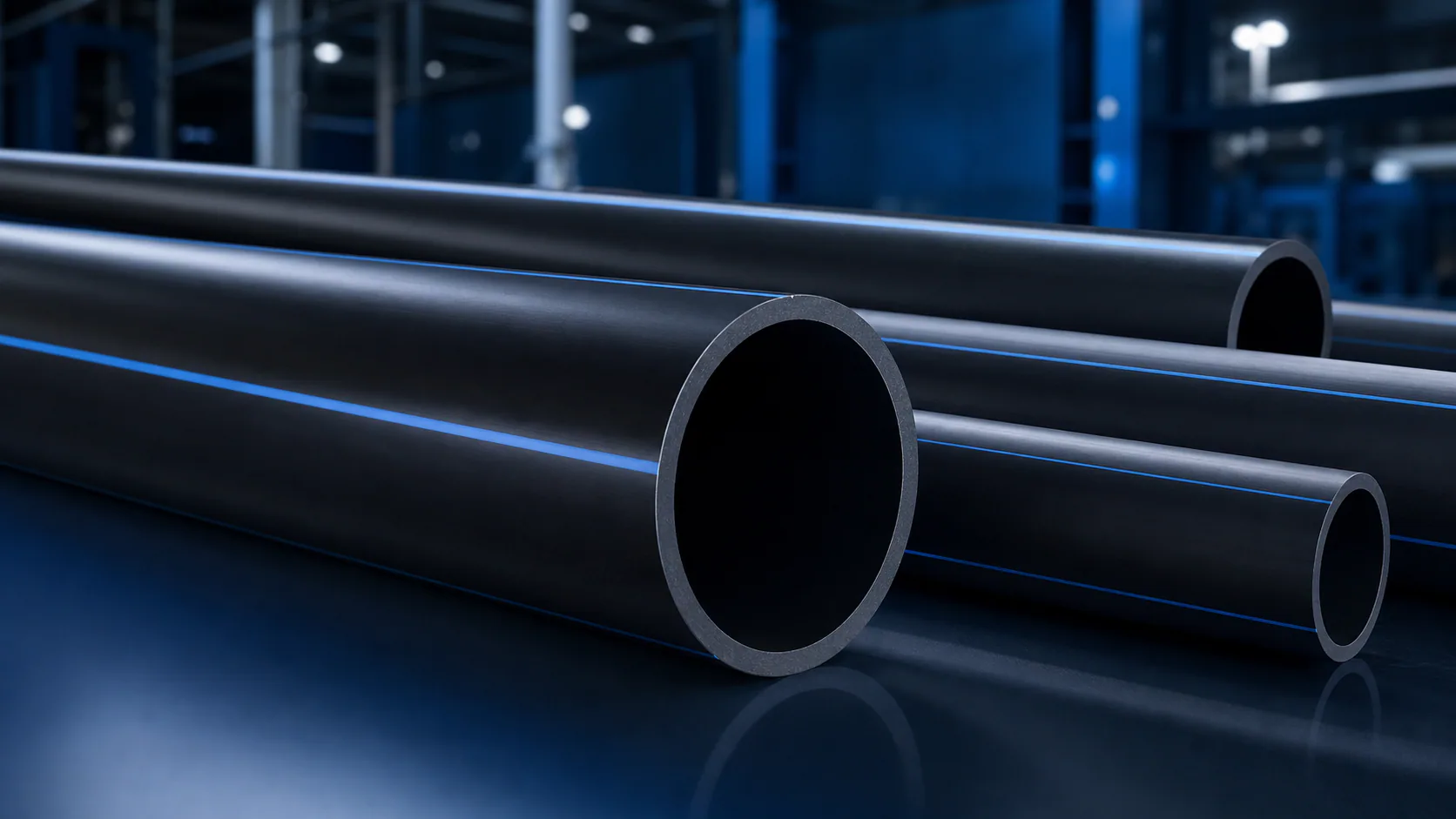 HDPE 给水直管产品展示